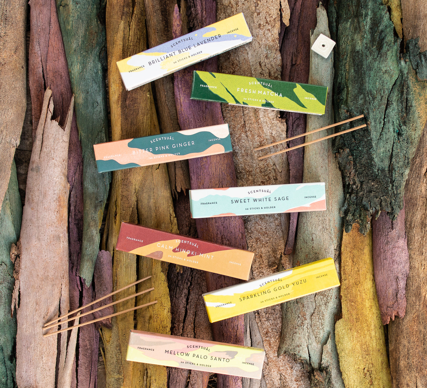 Incienso Scentsual Menta Hinoki (desconexión y equilibrio)