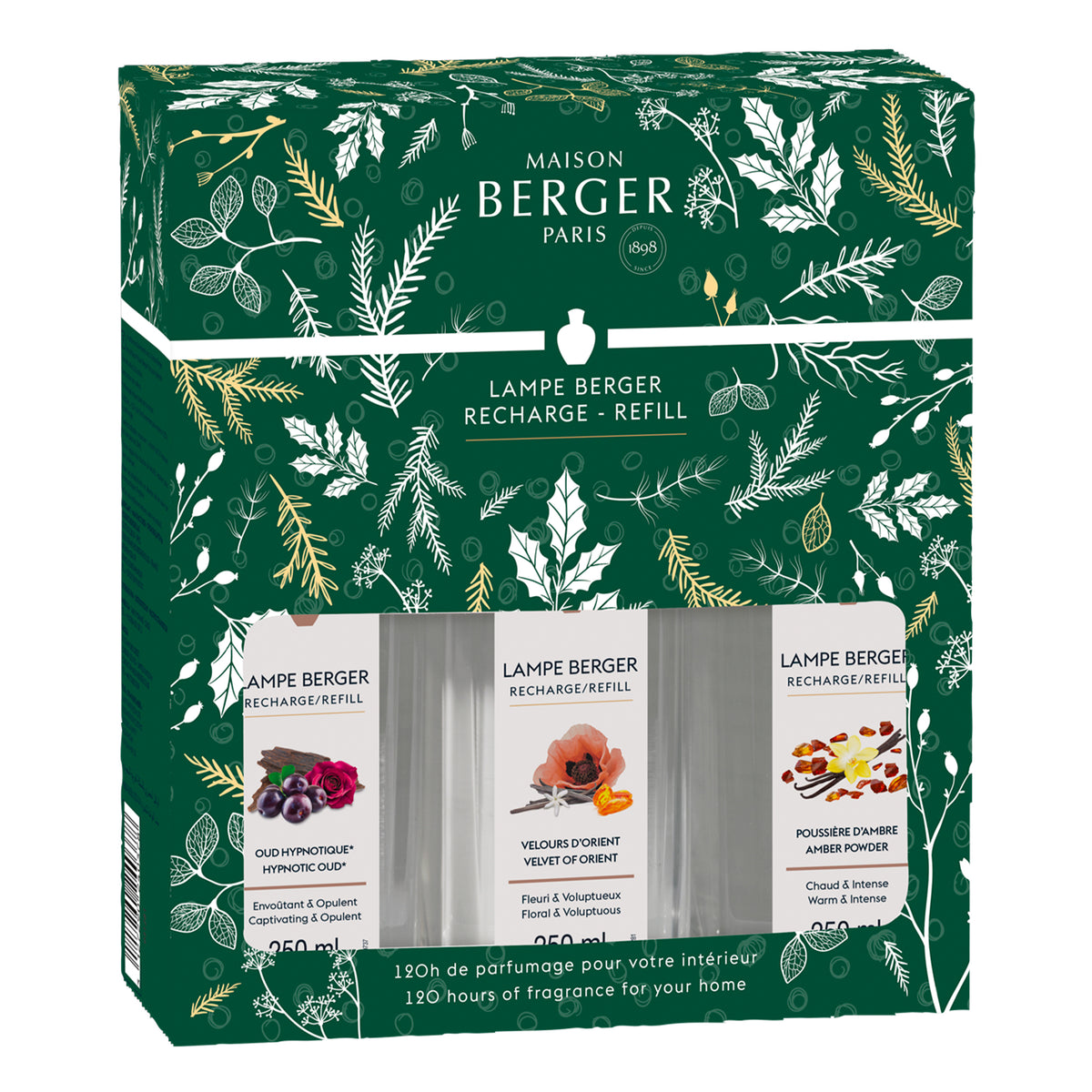 TRIOPACK 3 recargas lámpara Berger MAGICAL 250ml x3 (amaderados)