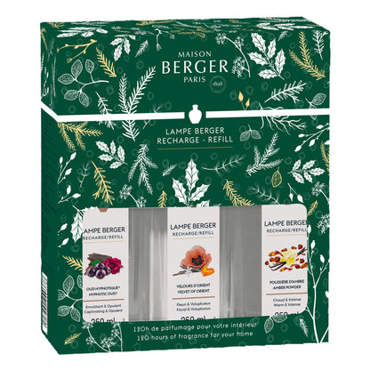 TRIOPACK 3 recargas lámpara Berger MAGICAL 250ml x3 (amaderados)