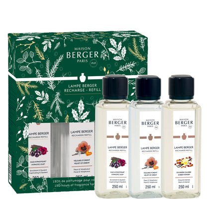 TRIOPACK 3 recargas lámpara Berger MAGICAL 250ml x3 (amaderados)
