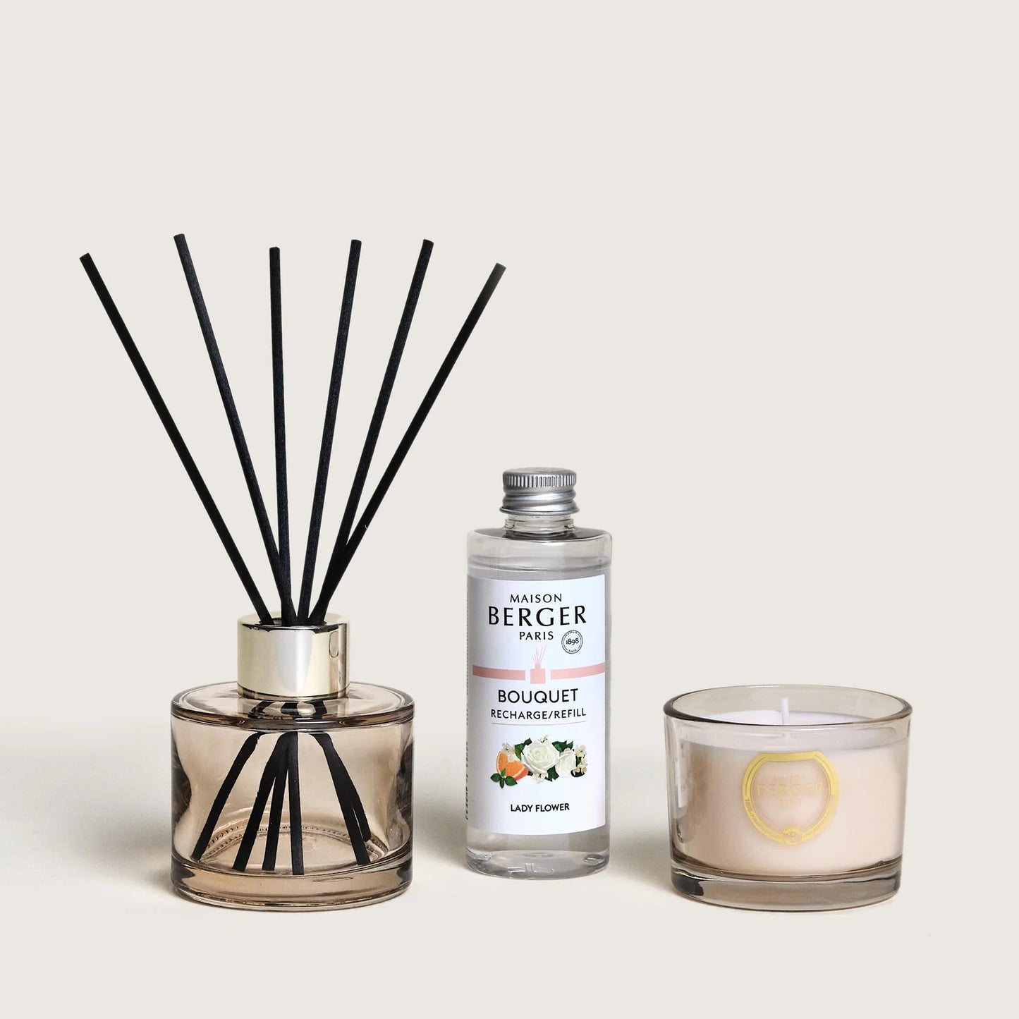 DÚO MINI BOUQUET & VELA ETERNITY NUDE - Aroma floral