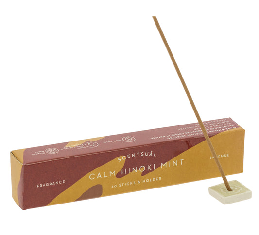Incienso Scentsual Menta Hinoki (desconexión y equilibrio)