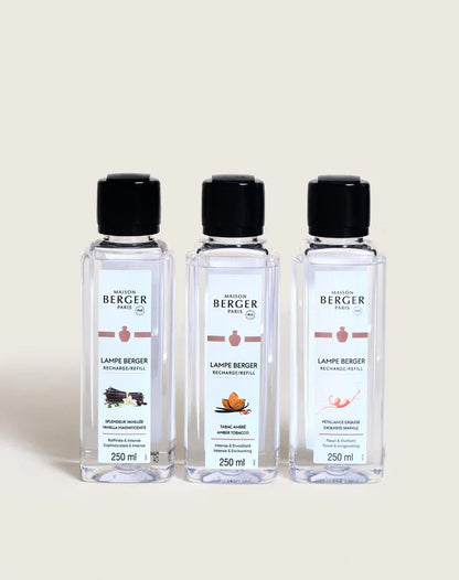 TRIOPACK 3 recargas lámpara Berger Rosalie 250ml x3 (floral)