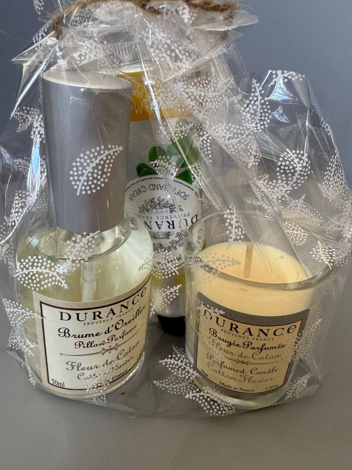 Set Flor de (Vela + Bruma + Crema de manos)