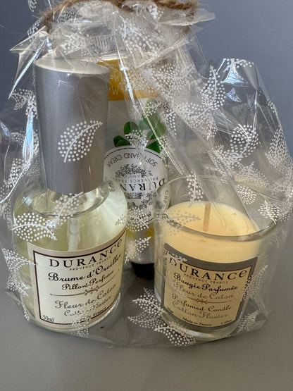 Set Flor de (Vela + Bruma + Crema de manos)