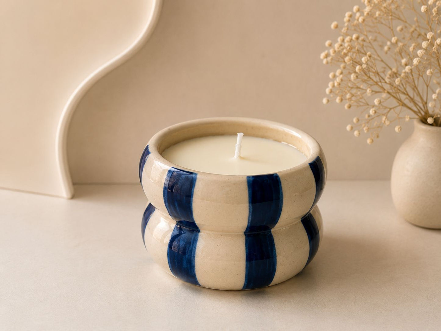 VELA RAYAS AZUL  - ROPA LIMPIA