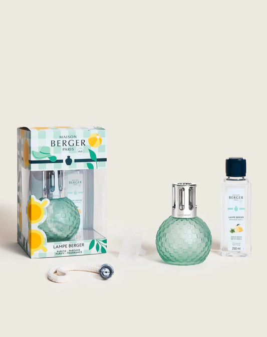 LÁMPARA CATALÍTICA DISCO MENTA- aroma fresco limón