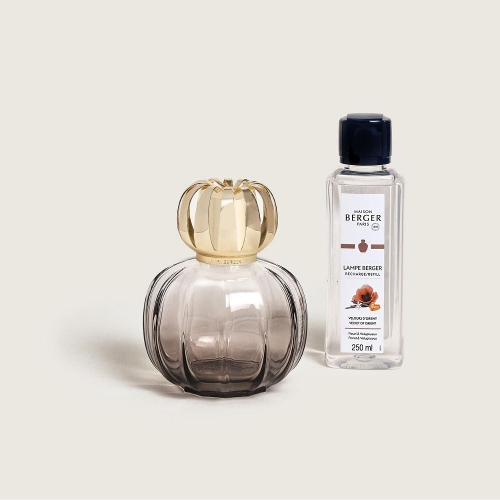 LÁMPARA CATALÍTICA CORALI GRIS - aroma floral/ amaderado