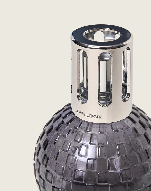LÁMPPARA CATALÍTICA DISCO GRIS - aroma POUSSIÈRE D'AMBRE
