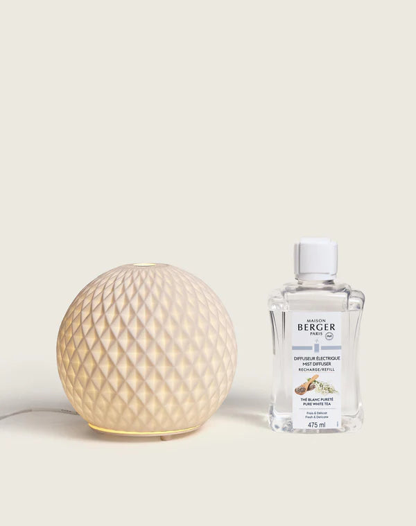DIFUSOR ELÉCTRICO SPHERE- Aroma Thé Blanc Pureté