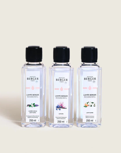 TRIOPACK 3 recargas lámpara Berger Ophelia 250ml x3(floral)